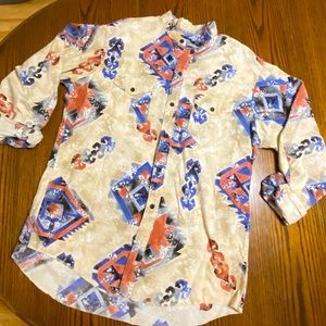 Vintage Wrangler Shirt with no collar